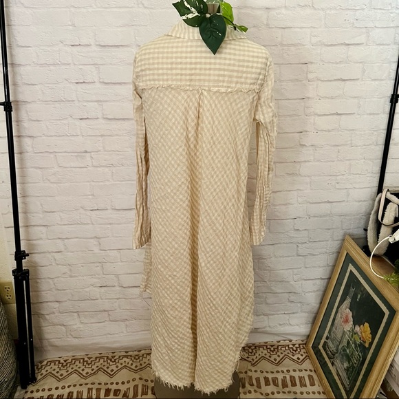 Free People Linen Overcoat - Picture 7 of 16